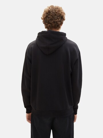 TOM TAILOR DENIM Sweatshirt in Black