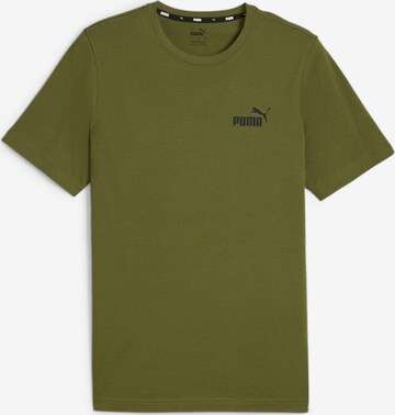 PUMA Performance Shirt 'Essentials' in Green: front