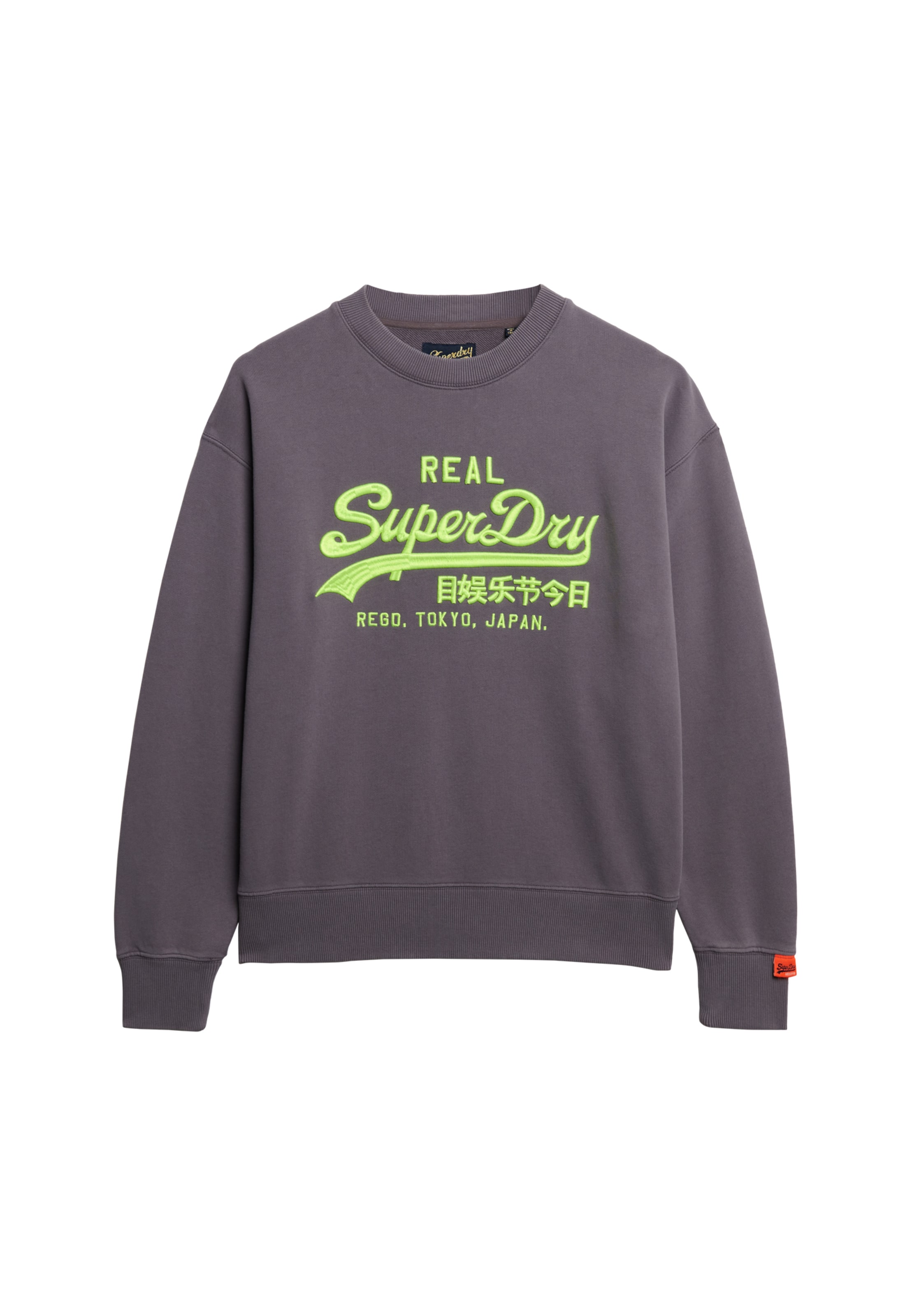 Sweat-shirt Superdry & Co en gris : devant
