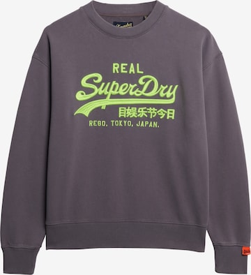 Sweat-shirt Superdry & Co en gris : devant