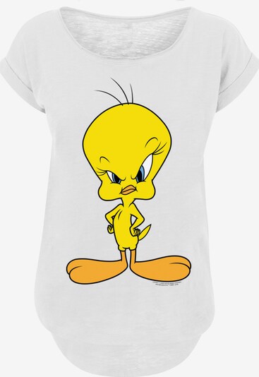 F4NT4STIC T-Shirt 'Looney Tunes Angry Tweety' in gelb / orange / schwarz / weiß, Produktansicht