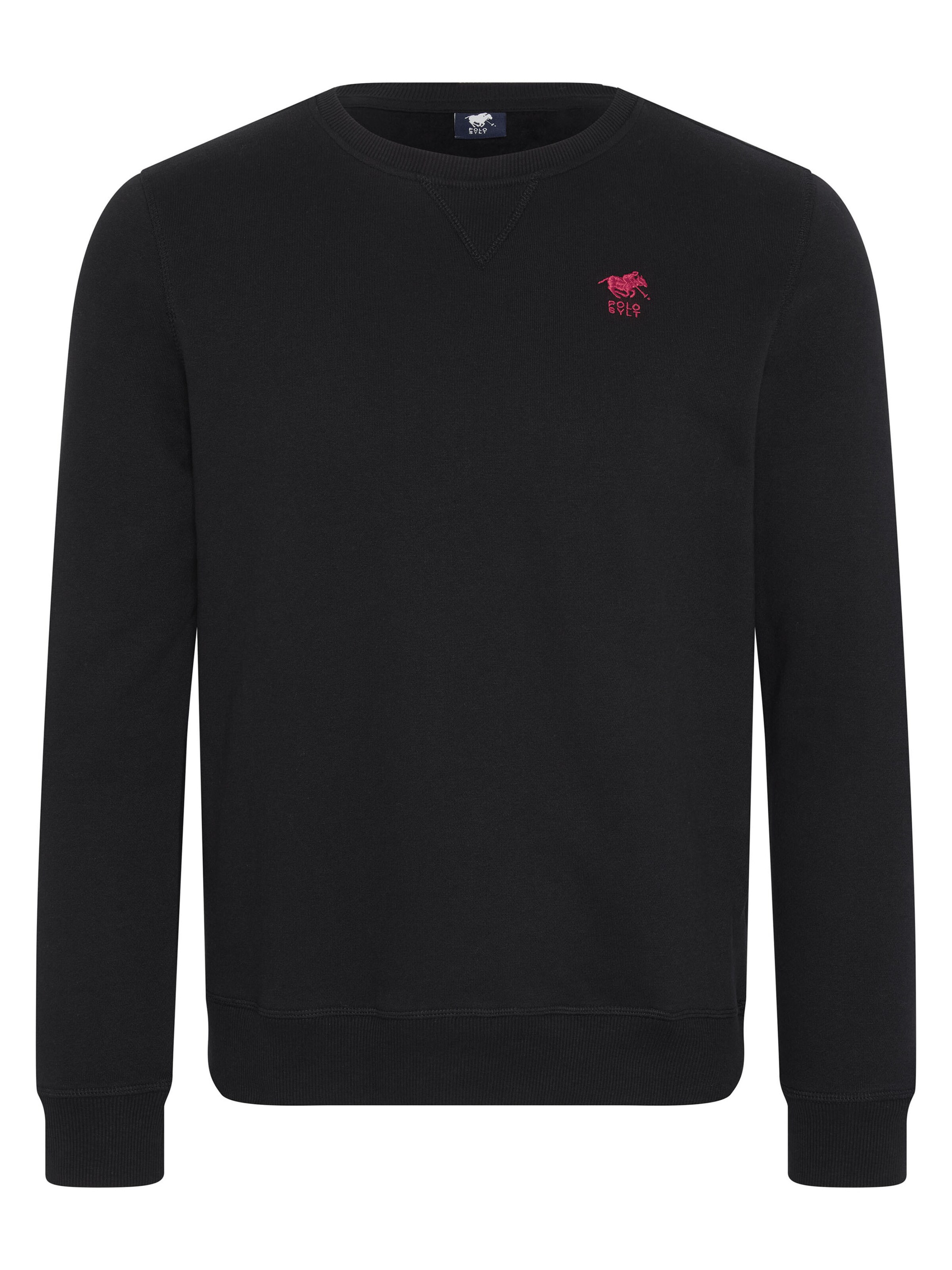 Polo Sylt Sweatshirt in Schwarz: Vorderseite