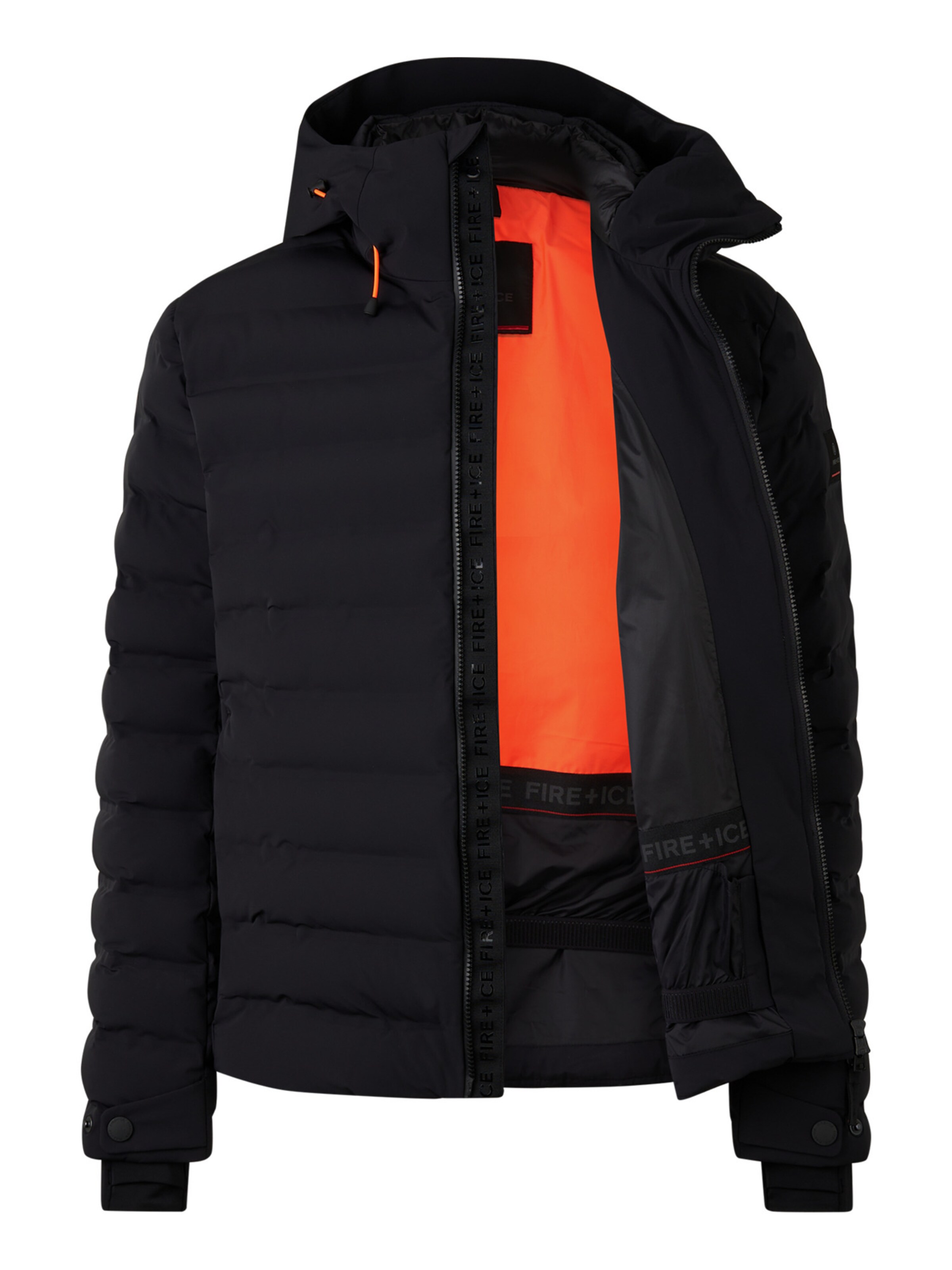 Bogner Fire + Ice Outdoorjacke 'York' in Schwarz