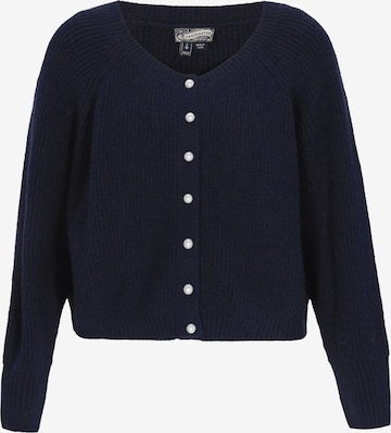 DreiMaster Vintage Strickjacke 'Vintage' in Blau: Vorderseite