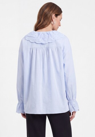 usha BLACK LABEL - Blusa en azul