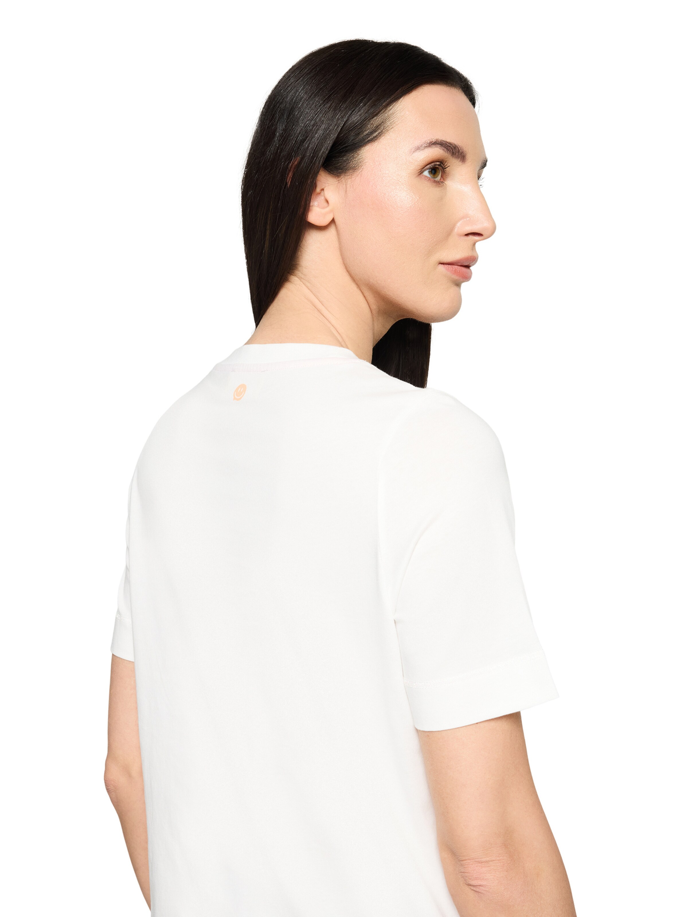 Cartoon T-Shirt in Weiß