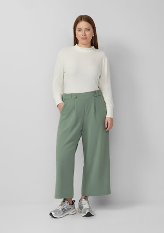 QS Wide leg Broek in Groen