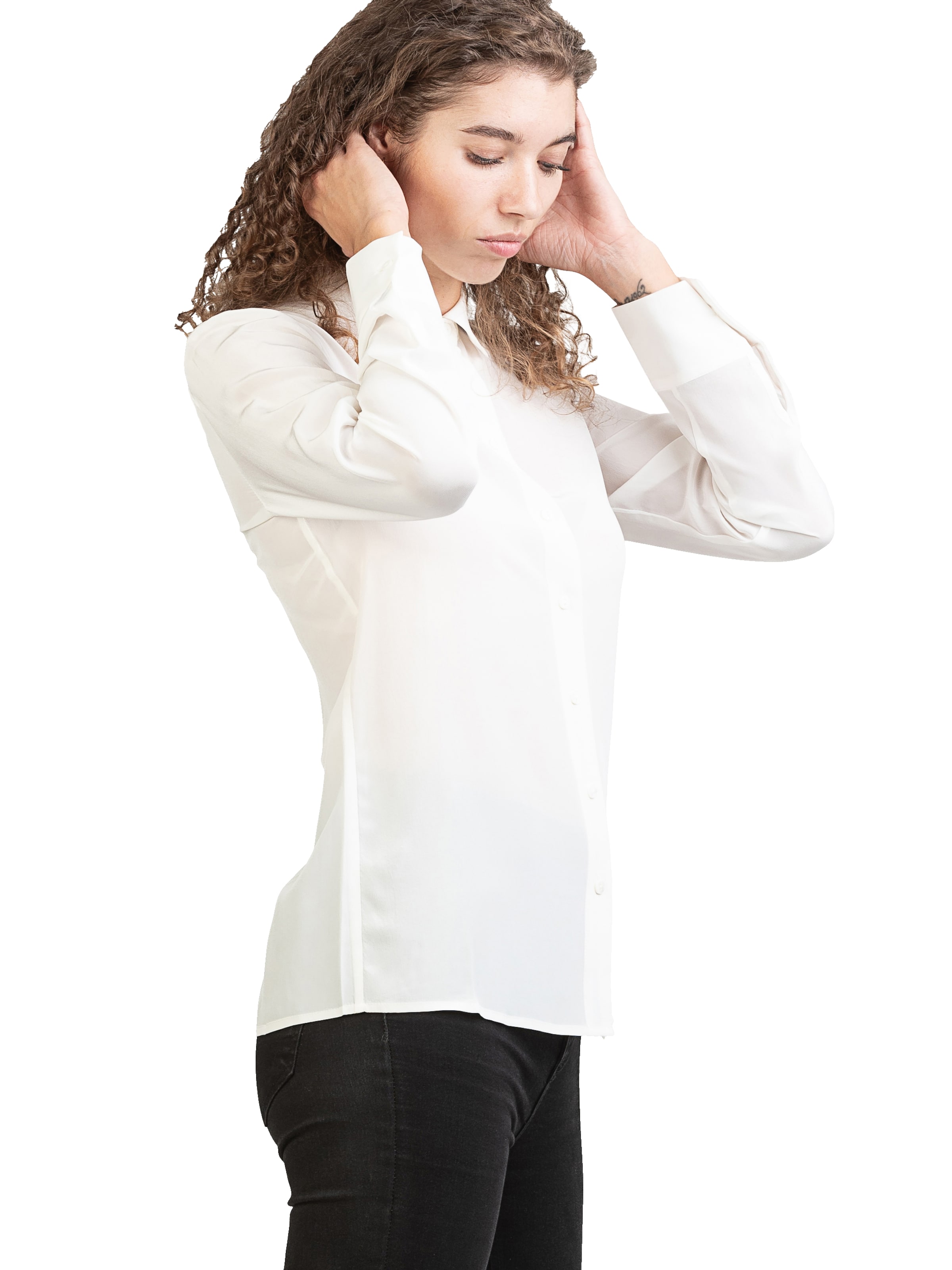 Posh Gear Blouse 'Collettoseta' in Wit