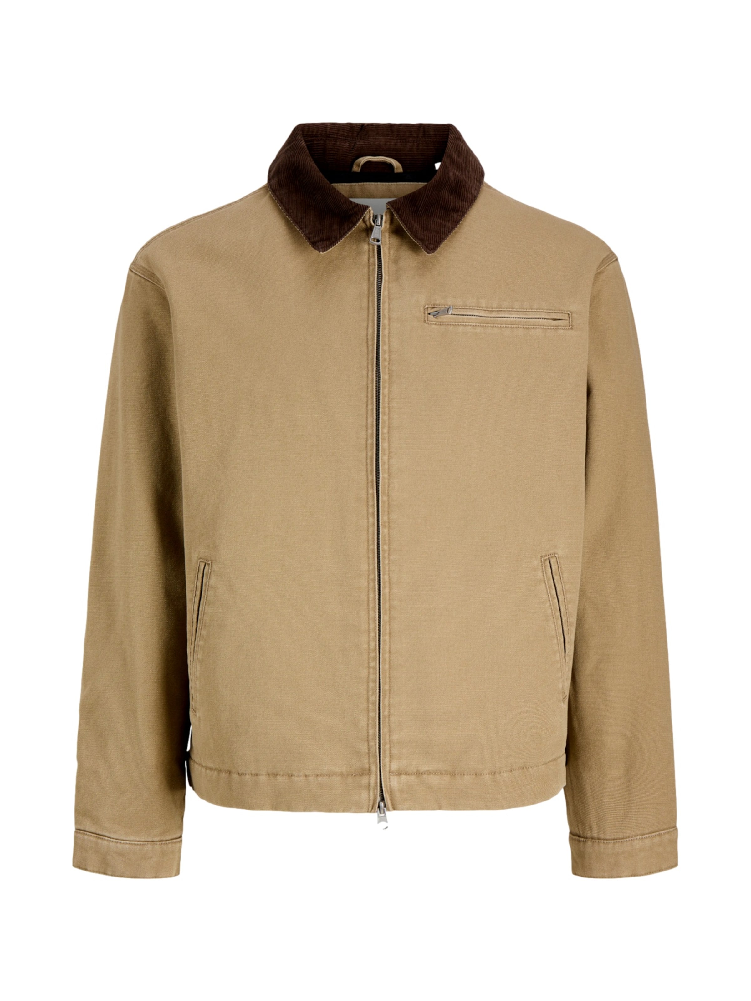 JACK & JONES - Chaqueta de entretiempo 'JORChamberi' en marrón: frente