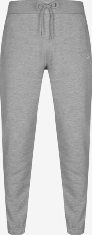 Regular Pantalon de sport NEW ERA en gris : devant