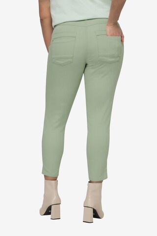 Coupe slim Pantalon MIAMODA en vert
