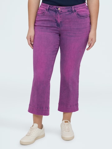 Fiorella Rubino Flared Jeans in Lila