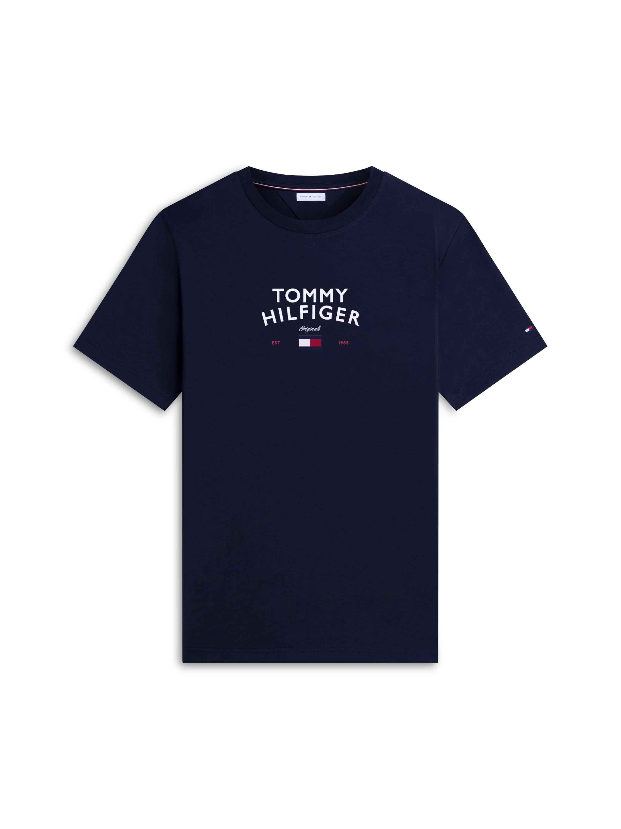 TOMMY HILFIGER Póló 'BRAND LOVE' - kék: elől