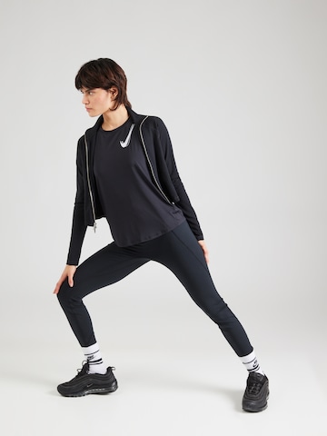 NIKE Sporttopp 'ONE SWSH' i svart