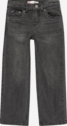 Jean 'LVB 551Z AUTHENTIC STRGHT JEAN' Levi's Kids en noir : devant