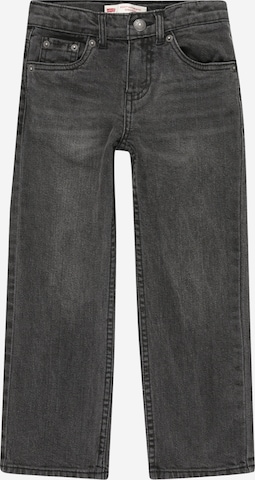 Levi's Kids Jeans 'LVB 551Z AUTHENTIC STRGHT JEAN' in Zwart: voorkant