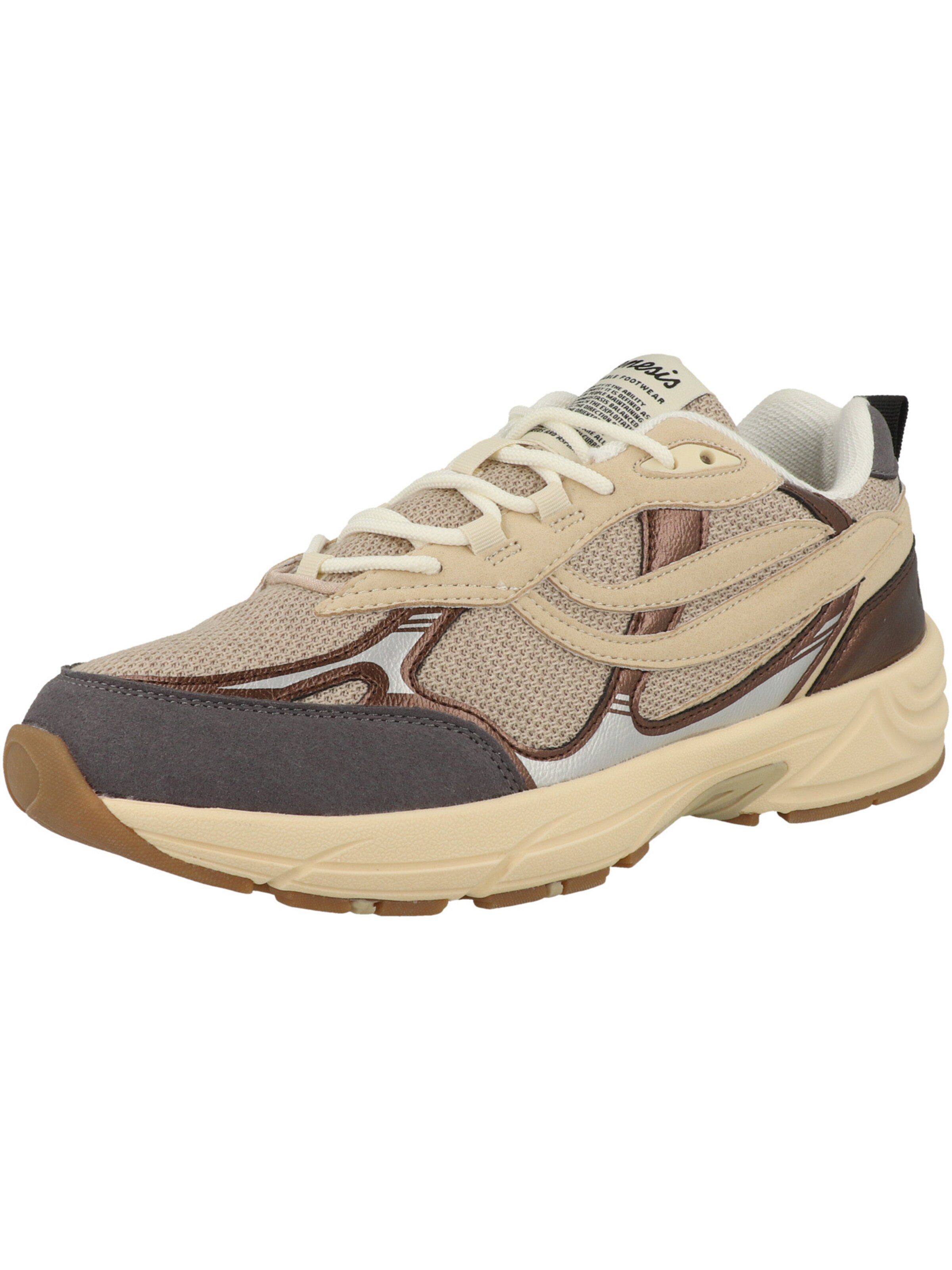 GENESIS - Sapatilhas baixas em bege: frente