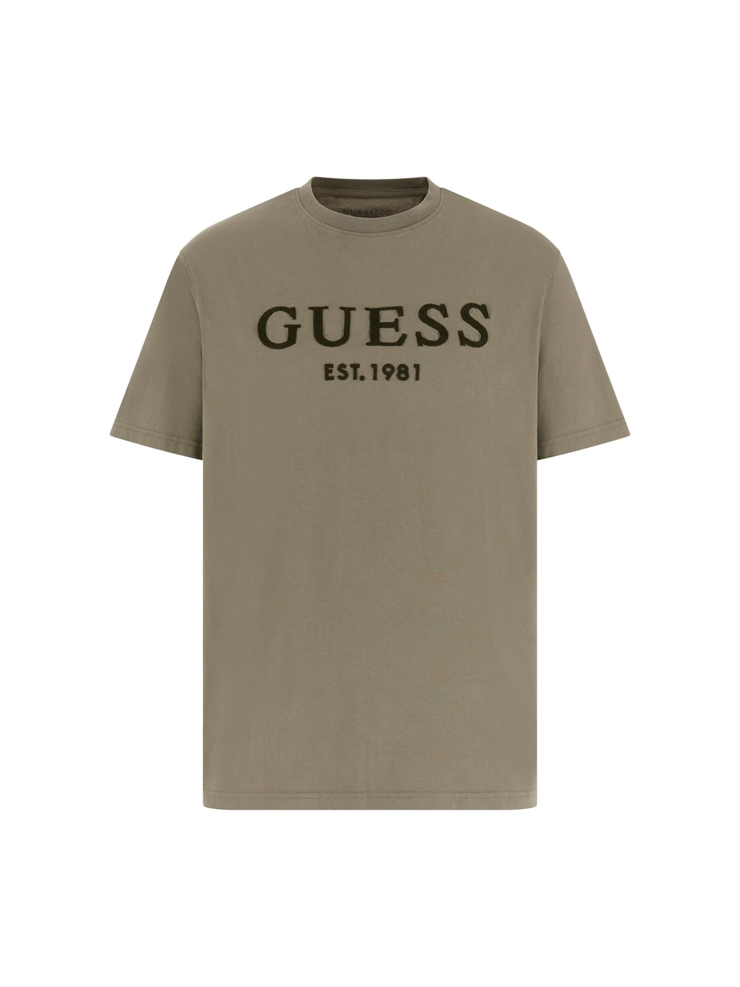 GUESS - Camisa em verde: frente