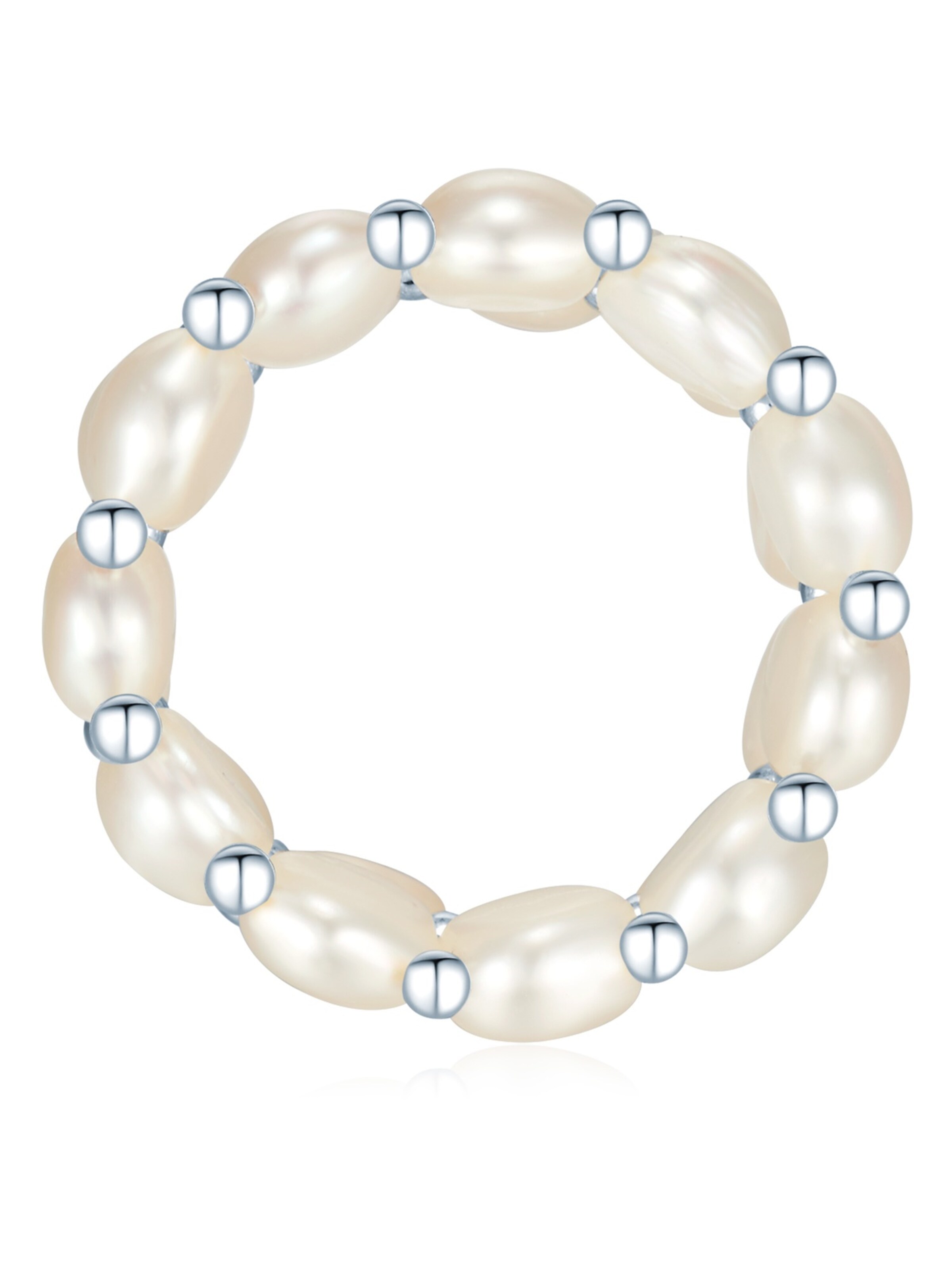 Valero Pearls Ring in Weiß