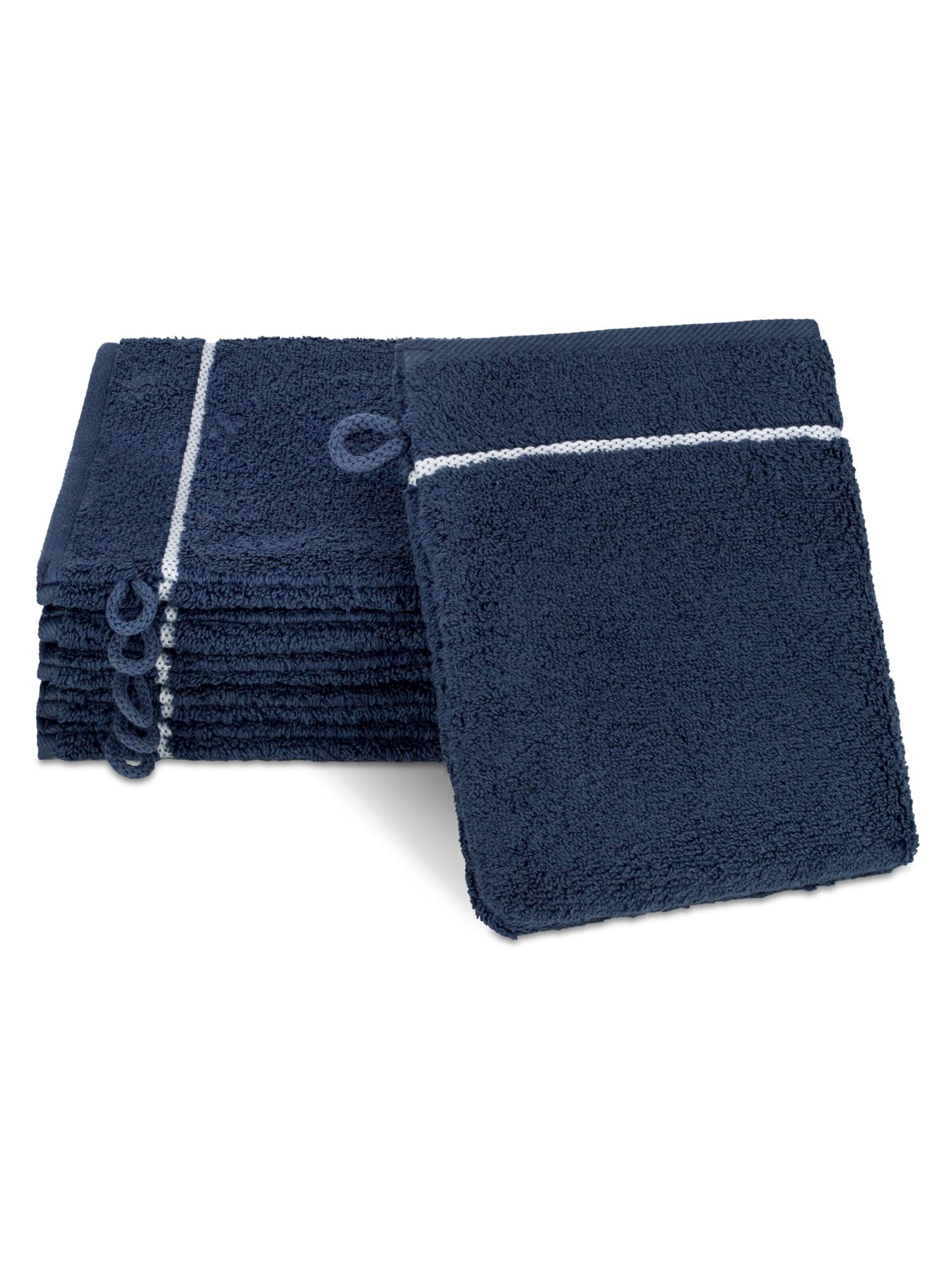 ROSS Towel 'Sensual Skin Karo' in Blue: front