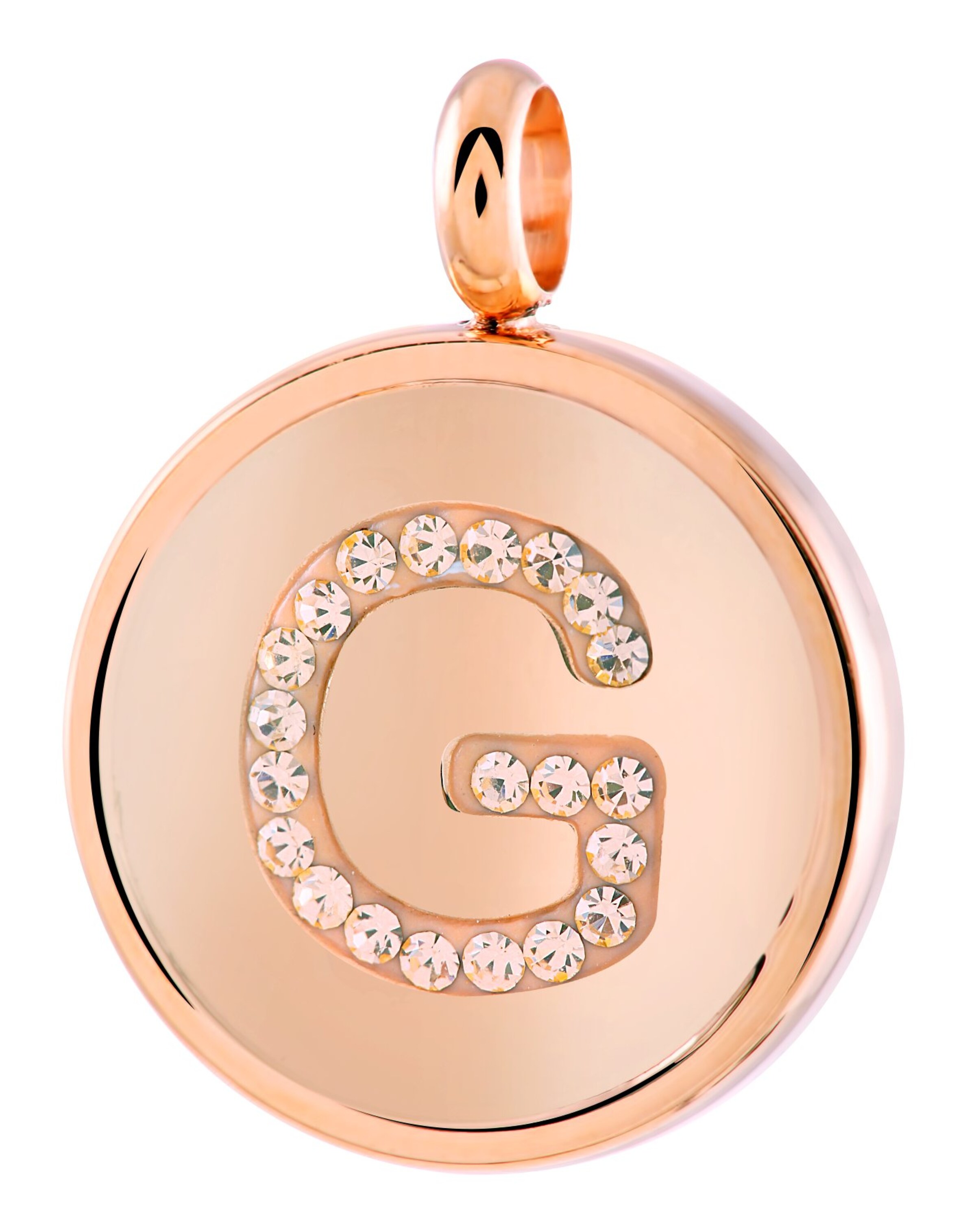 Lucardi Anhänger in Gold: Vorderseite