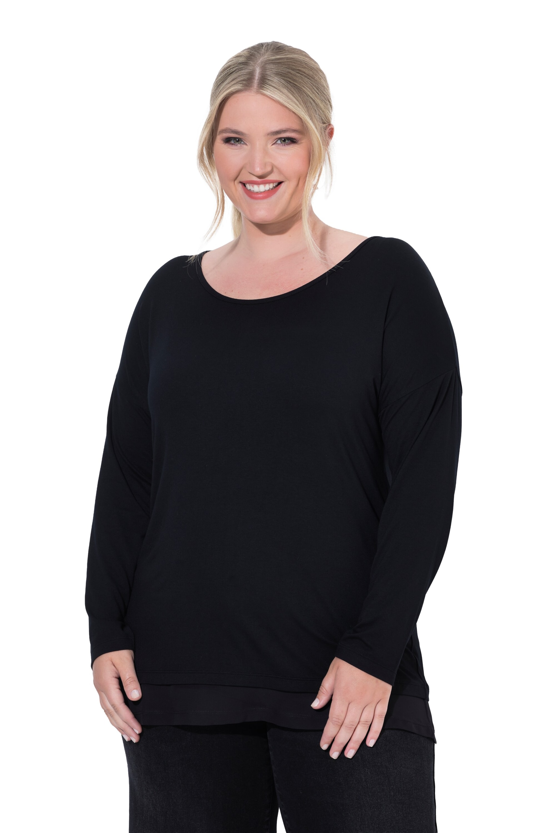 MIAMODA Shirt in Black: front