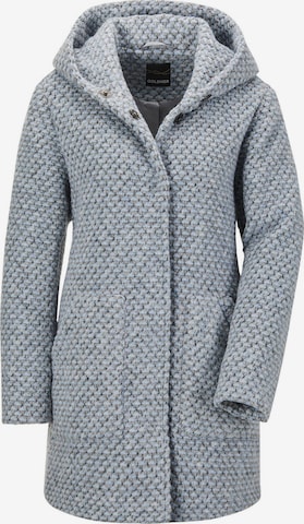 Manteau mi-saison Goldner en bleu : devant