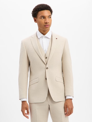 ROY ROBSON Slim fit Business Blazer in Beige: front