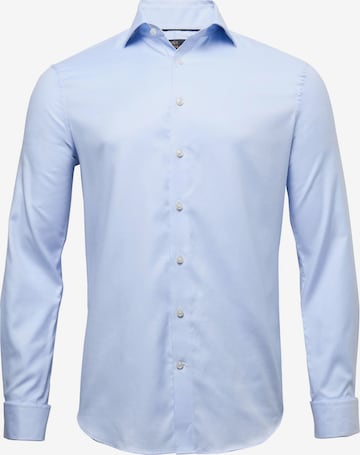 Coupe slim Chemise Marks & Spencer en bleu : devant