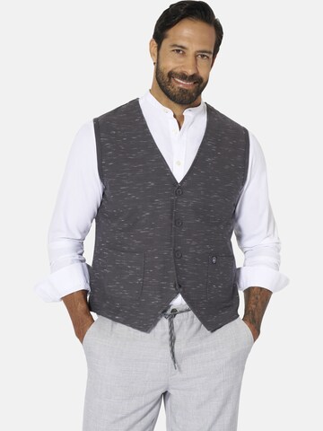 Jan Vanderstorm Vest 'Ahlmann' in Grey: front