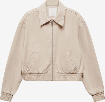 MANGO Jacke 'Blake' in Beige: predná strana