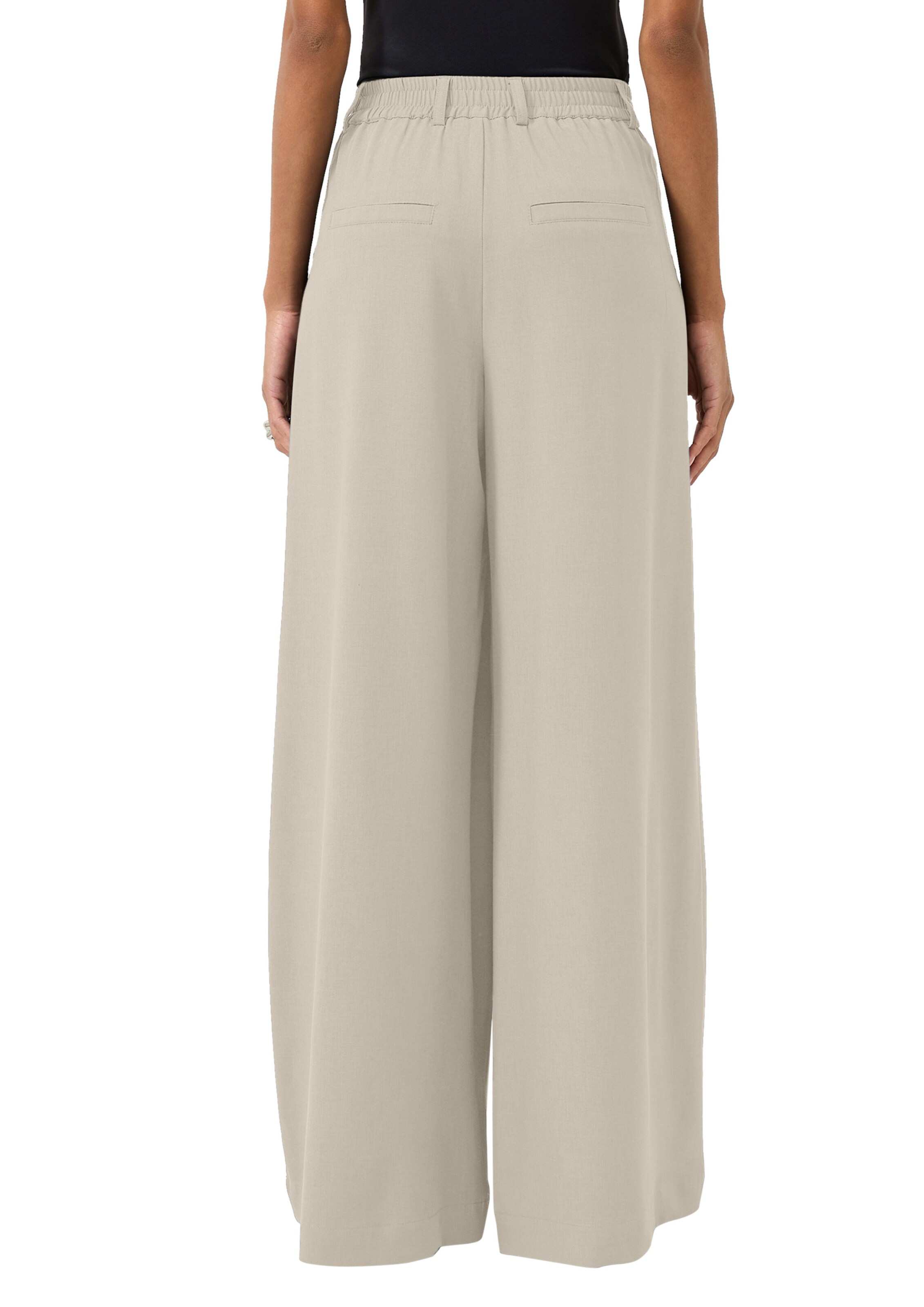 smėlio QS Plačios klešnės Klostuotos kelnės