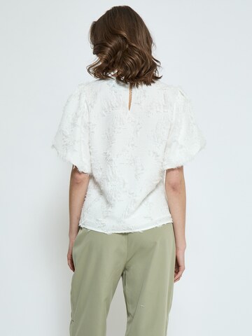 Chemisier 'Berte' minus en blanc