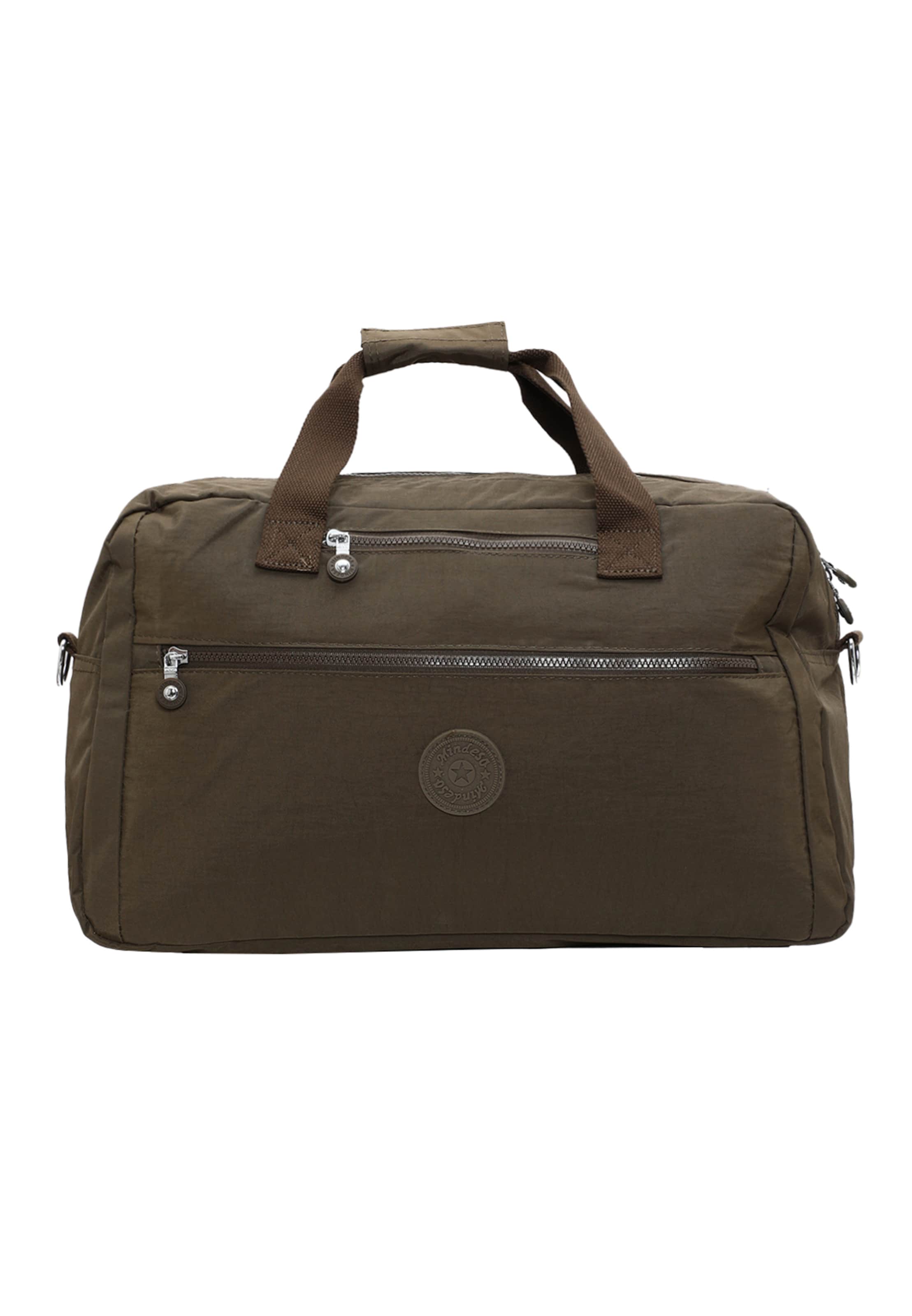 Mindesa Matkakassi värissä ruskea: etupuoli