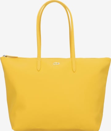 Cabas 'Concept' LACOSTE en jaune : devant