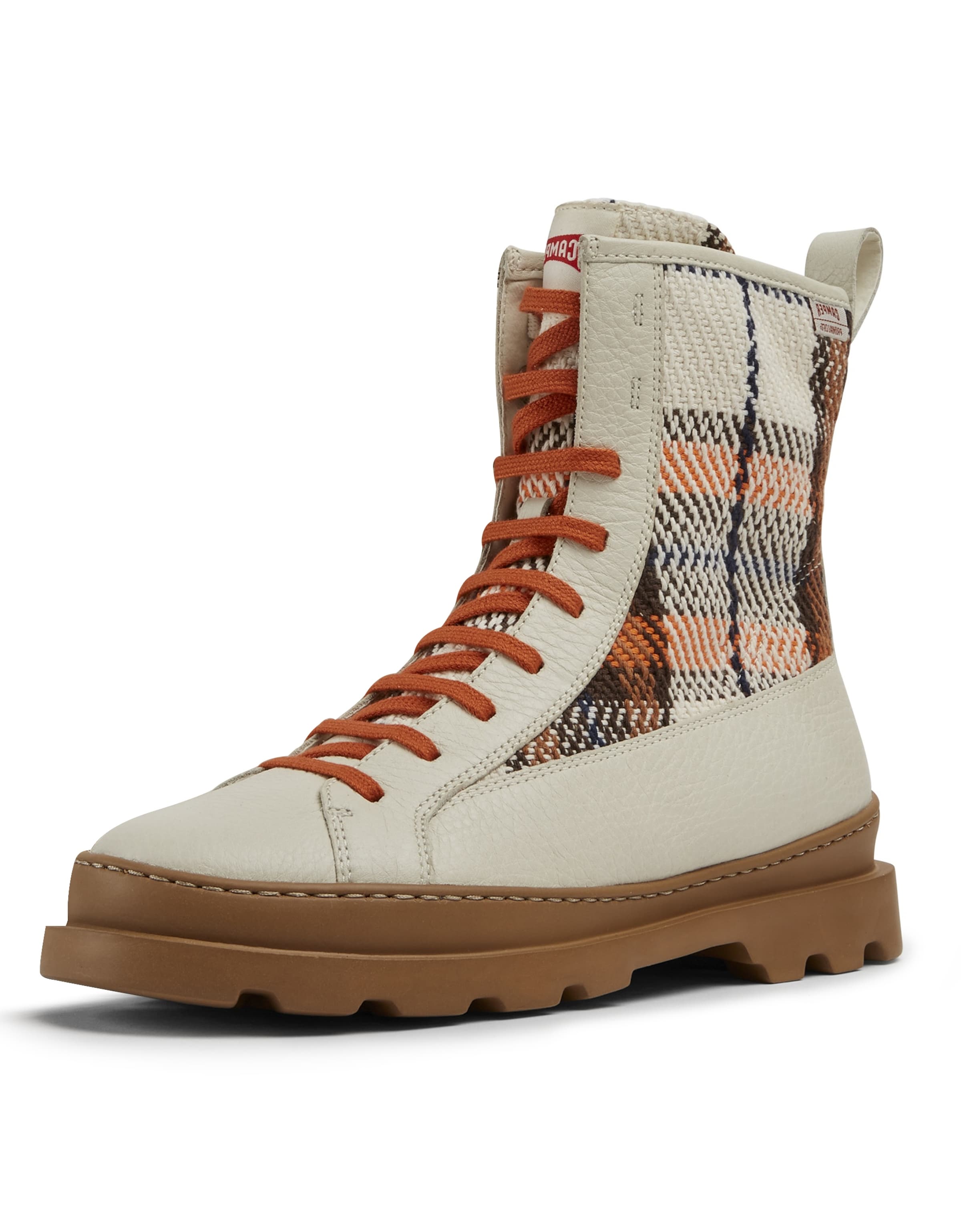 CAMPER Lace-Up Ankle Boots 'Brutus' in Ecru ABOUT YOU