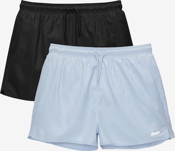 Pull&Bear Zwemshorts in Blauw: voorkant