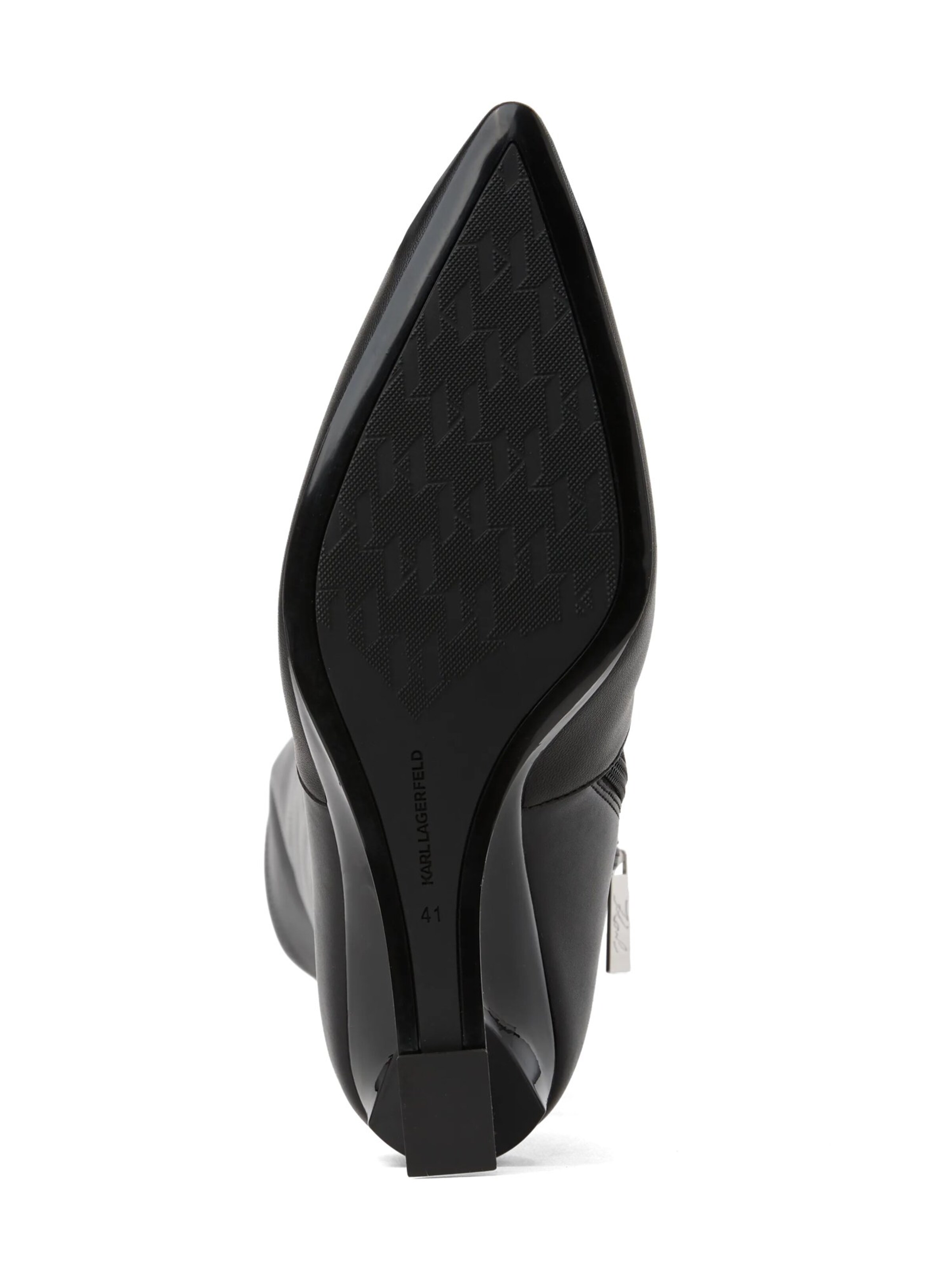 Karl Lagerfeld Overknees 'Waverly' in Black
