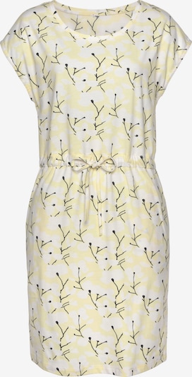 BEACH TIME Φόρεμα σε κίτρινο / μαύρο / λευκό, Άποψη προϊόντος