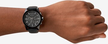 ARMANI EXCHANGE Analog Watch in Black