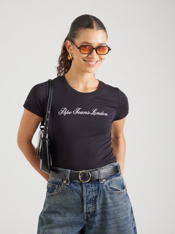 Pepe Jeans T-Shirt 'SENA' in Schwarz: Vorderseite