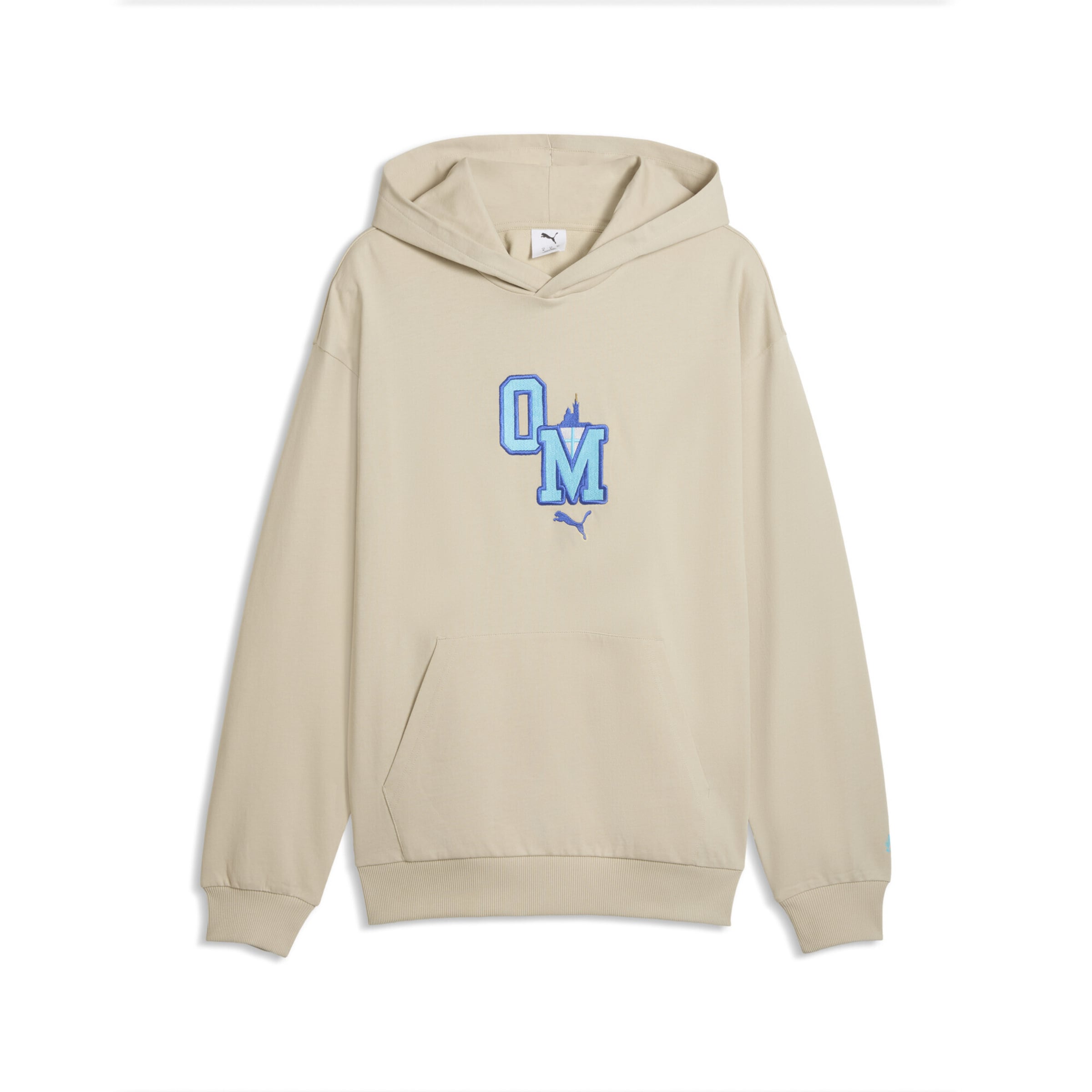 PUMA Sweatshirt 'Olympique de Marseille' in Sand / Sapphire / Light blue, Item view