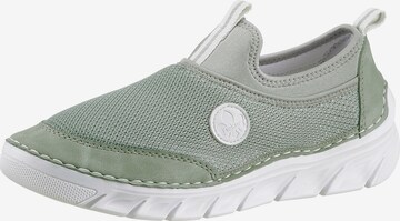 Slip on Rieker en vert : devant