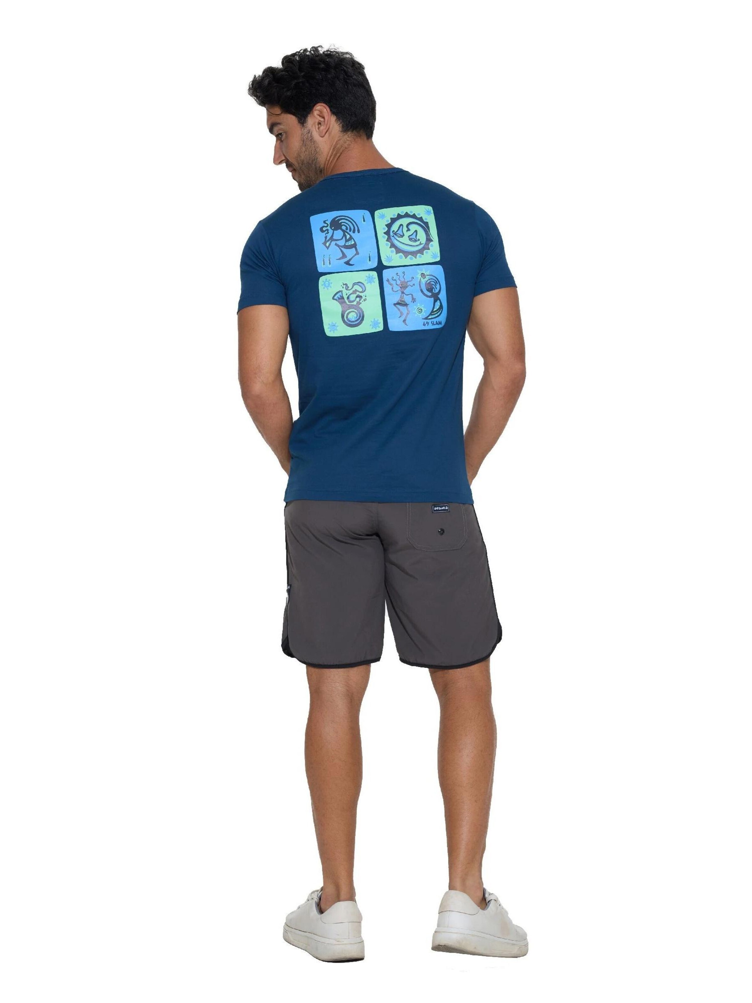 69Slam - Camiseta en azul