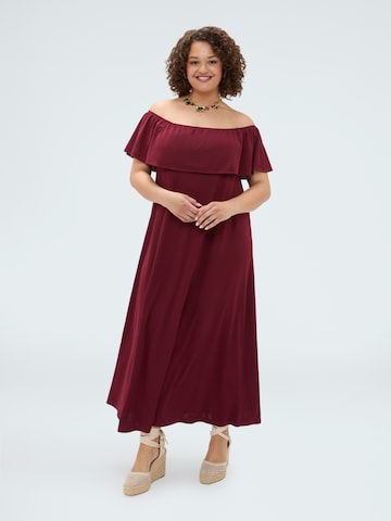 Abito di Fiorella Rubino in rosso