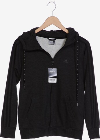 ADIDAS PERFORMANCE Sweatshirt & Zip-Up Hoodie in XS in Grey: front