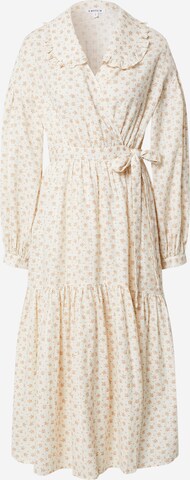 Robe-chemise 'Damara' EDITED en beige : devant