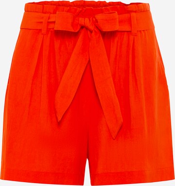 Loosefit Pantaloni con piega frontale di LASCANA in rosso: frontale