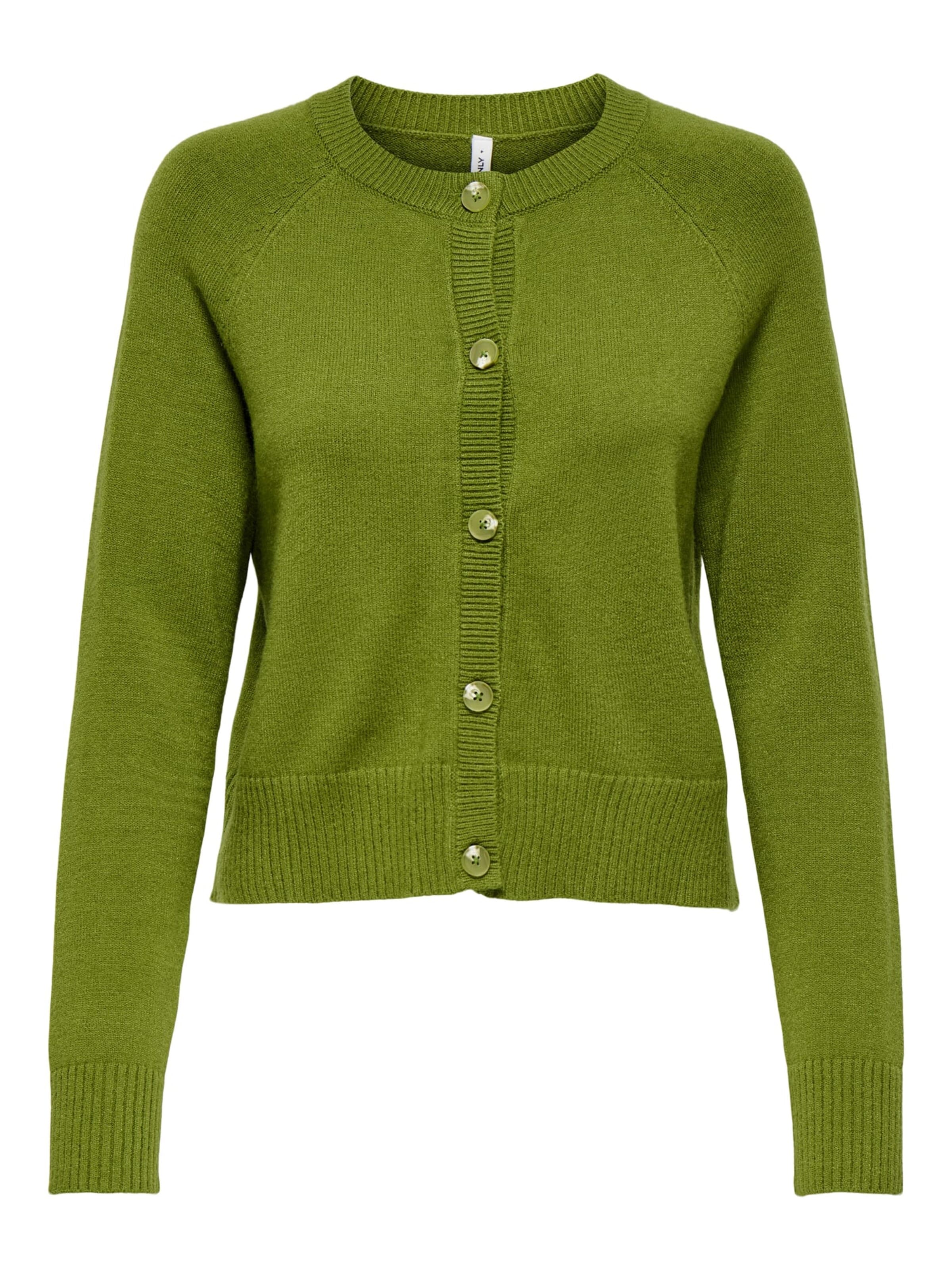 ONLY Knit cardigan 'katia' in Green: front