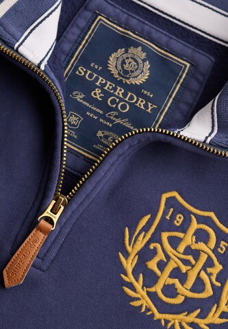 Superdry & Co Sweatshirt 'Varsity' in Blau